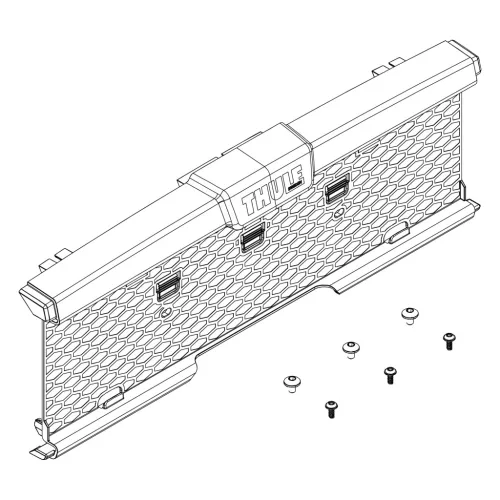 Thule rendszámtartó szerelőklt. 918-hoz (52689)