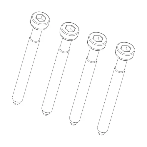 Thule csavarok m6x58mm 4 db. ridealon (52737)