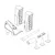 Thule bilincs javító kit 532002 (52861)