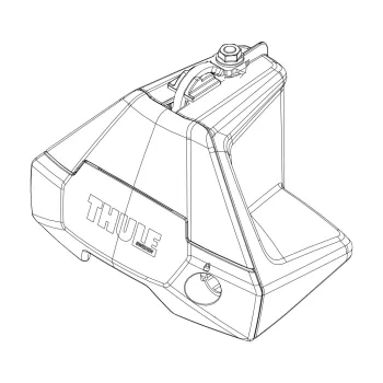 Thule evo kpl. láb 7105 (52983)