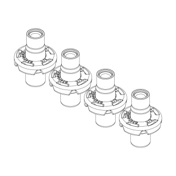 Thule csavar alátéttel flush rail kithez 4db (54201)