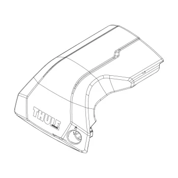 Thule fedél bal edge flushrail 720600 (54245)
