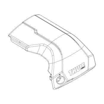 Thule fedél jobb edge flushrail 720600 (54246)