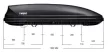 Thule Pacific 780 antarcit fekete tetőbox (egyoldalas nyitás!!!)