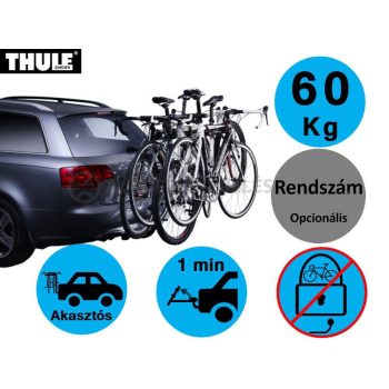   Thule HangOn 9708 4 darabos kerékpártartó vonóhorogra (970805)