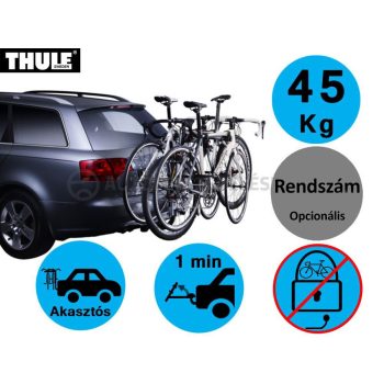   Thule HangOn 972 3 darabos dönthető Kerékpártartó vonóhorogra (972000)