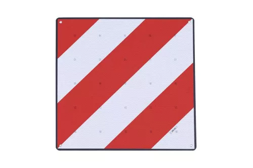 V20 figyelmeztető tábla vonódobozhoz, műanyag