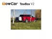 TowCar TowBox V2 Dog szürke, vonóhoroghoz
