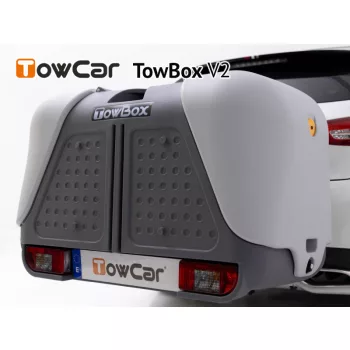TowCar TowBox V2 szürke, vonóhoroghoz