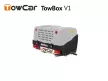 TowCar TowBox V1 kutyáknak, szürke, vontatóeszközhöz