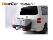 TowCar TowBox V1 kutyáknak, szürke, vontatóeszközhöz