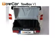 TowCar TowBox V1 kutyáknak, szürke, vontatóeszközhöz