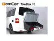 TowCar TowBox V1 kutyáknak, szürke, vontatóeszközhöz
