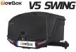 Vonóhorog szállítódoboz TowBox V5 Swing L, fekete